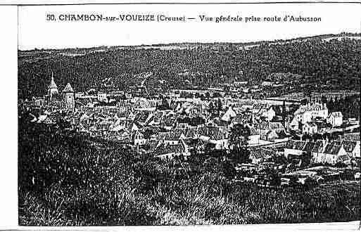 Ville de CHAMBONSURVOUEIZE Carte postale ancienne