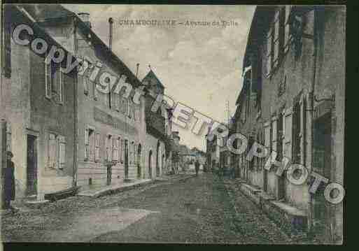 Ville de CHAMBOULIVE Carte postale ancienne