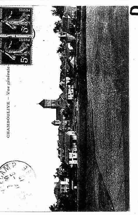 Ville de CHAMBOULIVE Carte postale ancienne