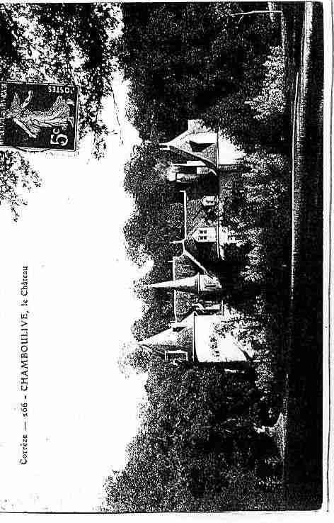 Ville de CHAMBOULIVE Carte postale ancienne