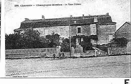 Ville de CHAMPAGNEMOUTON Carte postale ancienne