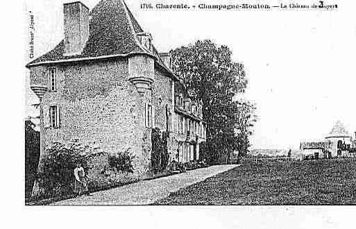 Ville de CHAMPAGNEMOUTON Carte postale ancienne