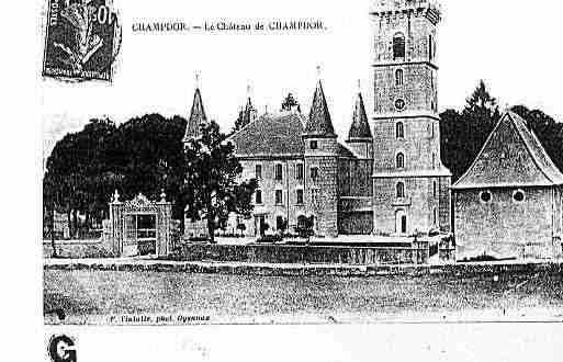 Ville de CHAMPDOR Carte postale ancienne