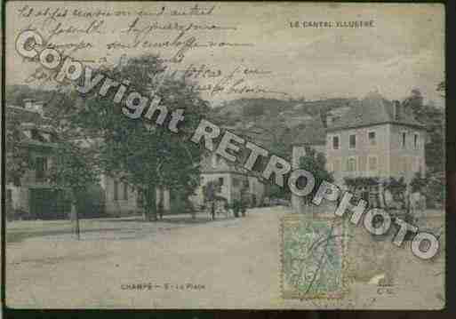 Ville de CHAMPSSURTARENTAINE Carte postale ancienne