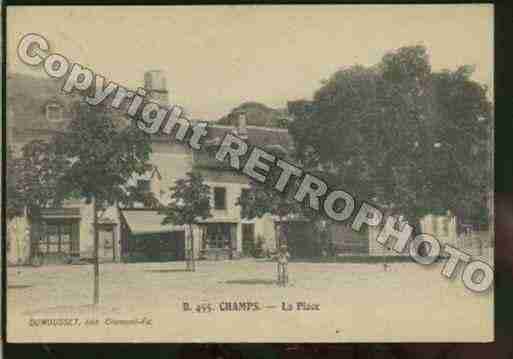 Ville de CHAMPSSURTARENTAINE Carte postale ancienne