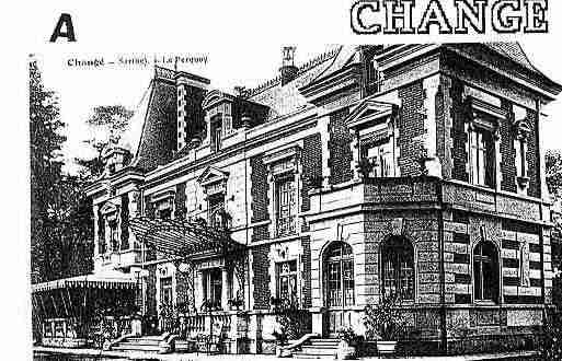 Ville de CHANGE Carte postale ancienne