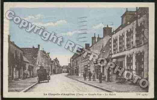 Ville de CHAPELLED\'ANGILLON(LA) Carte postale ancienne