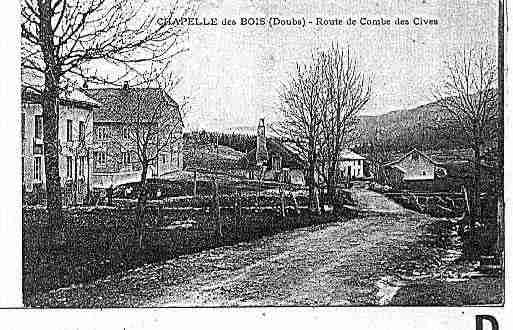 Ville de CHAPELLEDESBOIS Carte postale ancienne