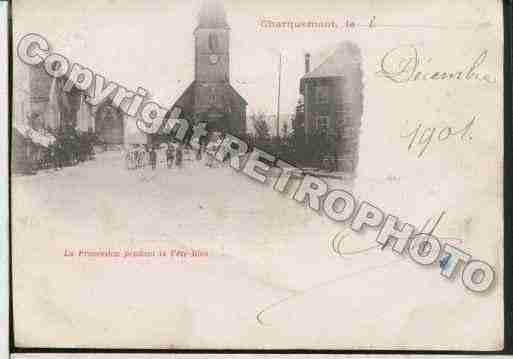 Ville de CHARQUEMONT Carte postale ancienne