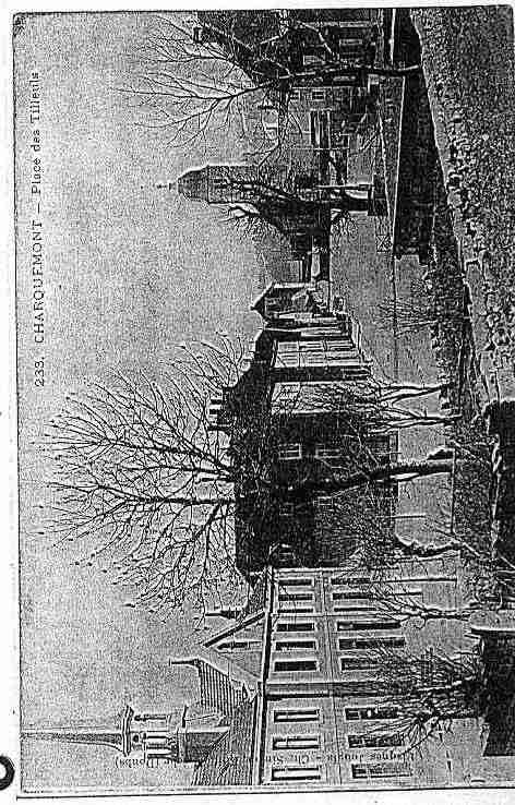 Ville de CHARQUEMONT Carte postale ancienne