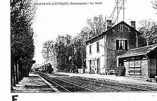 Ville de CHATEAUL\\\'EVEQUE Carte postale ancienne