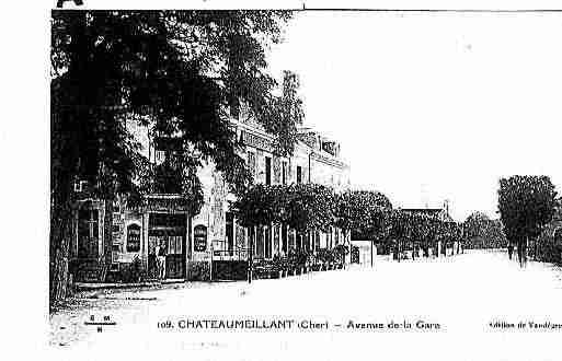 Ville de CHATEAUMEILLANT Carte postale ancienne