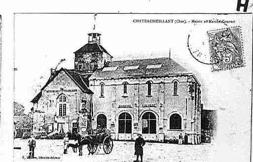 Ville de CHATEAUMEILLANT Carte postale ancienne