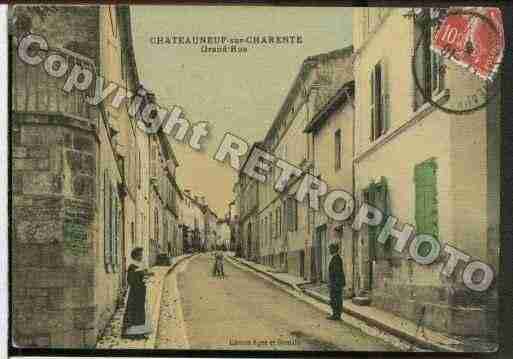 Ville de CHATEAUNEUFSURCHARENTE Carte postale ancienne