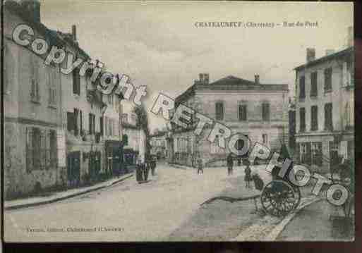 Ville de CHATEAUNEUFSURCHARENTE Carte postale ancienne