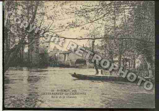 Ville de CHATEAUNEUFSURCHARENTE Carte postale ancienne