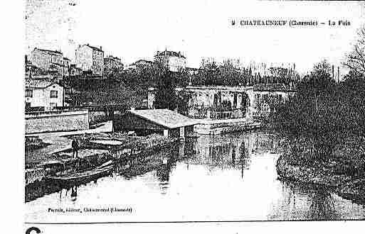 Ville de CHATEAUNEUFSURCHARENTE Carte postale ancienne