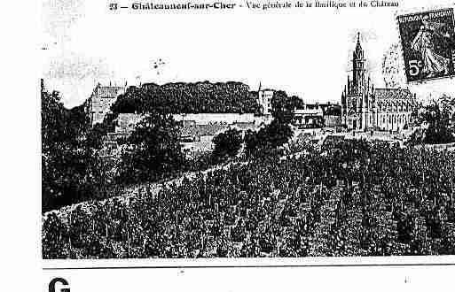 Ville de CHATEAUNEUFSURCHER Carte postale ancienne