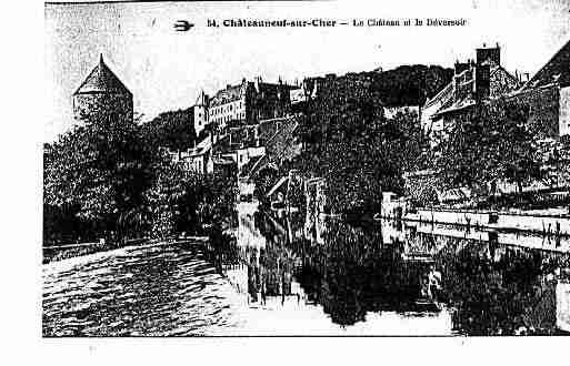 Ville de CHATEAUNEUFSURCHER Carte postale ancienne