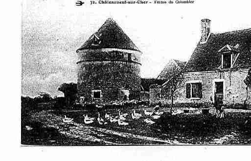 Ville de CHATEAUNEUFSURCHER Carte postale ancienne