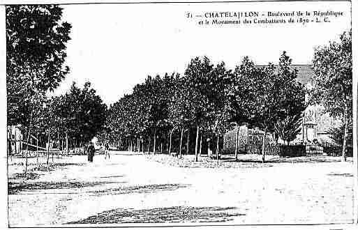 Ville de CHATELAILLONPLAGE Carte postale ancienne