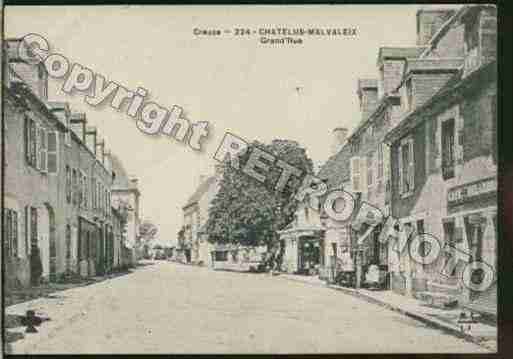 Ville de CHATELUSMALVALEIX Carte postale ancienne Ville de CHATELUSMALVALEIX Carte postale ancienne