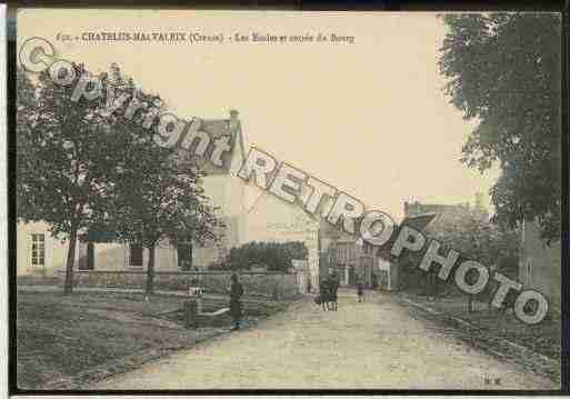 Ville de CHATELUSMALVALEIX Carte postale ancienne