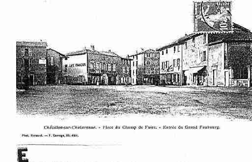 Ville de CHATILLONSURCHALARONNE Carte postale ancienne Ville de CHATILLONSURCHALARONNE Carte postale ancienne