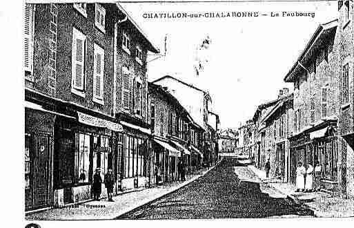 Ville de CHATILLONSURCHALARONNE Carte postale ancienne