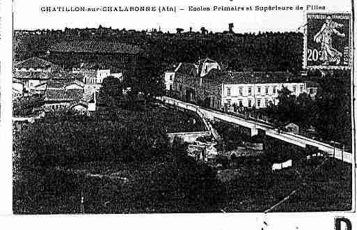 Ville de CHATILLONSURCHALARONNE Carte postale ancienne Ville de CHATILLONSURCHALARONNE Carte postale ancienne