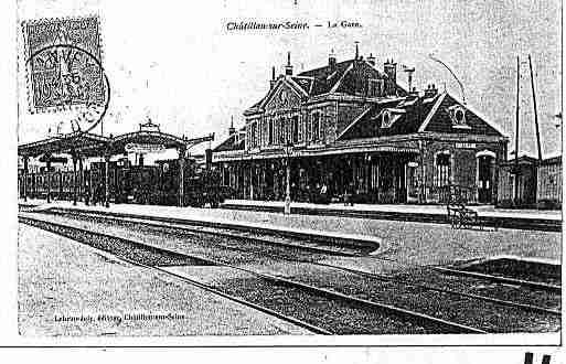 Ville de CHATILLONSURSEINE Carte postale ancienne