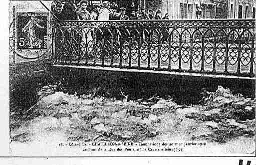 Ville de CHATILLONSURSEINE Carte postale ancienne