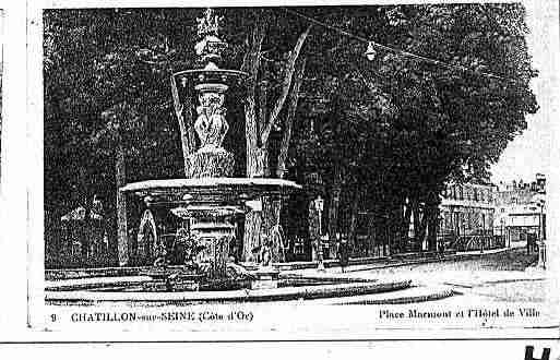Ville de CHATILLONSURSEINE Carte postale ancienne