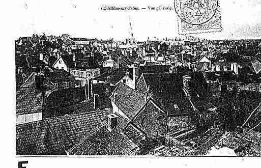 Ville de CHATILLONSURSEINE Carte postale ancienne