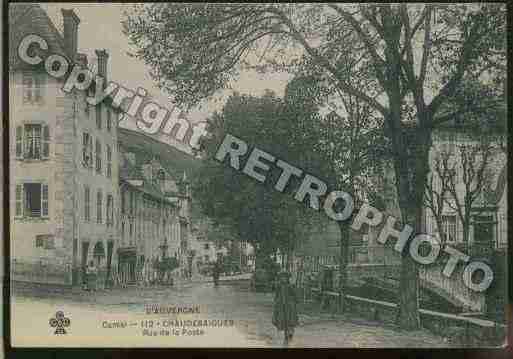 Ville de CHAUDESAIGUES Carte postale ancienne