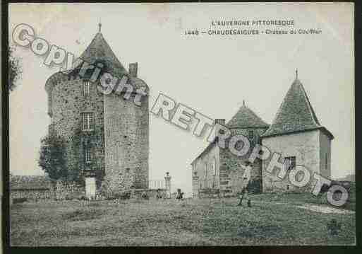 Ville de CHAUDESAIGUES Carte postale ancienne