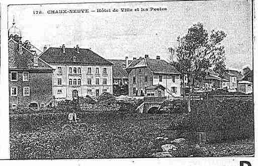 Ville de CHAUXNEUVE Carte postale ancienne