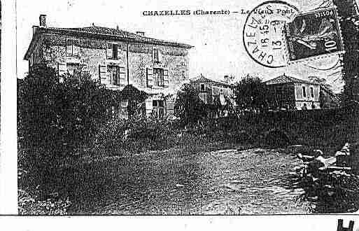 Ville de CHAZELLES Carte postale ancienne