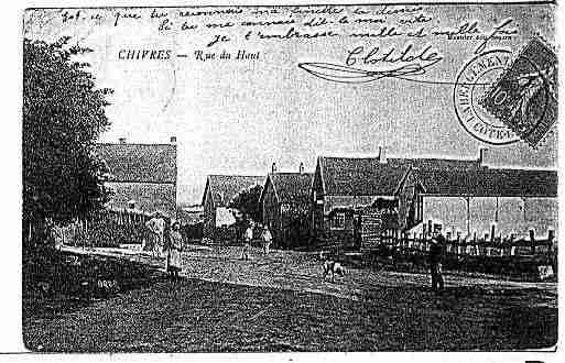 Ville de CHIVRES Carte postale ancienne