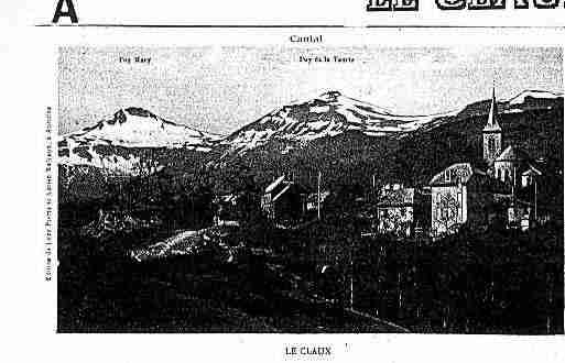 Ville de CLAUX(LE) Carte postale ancienne