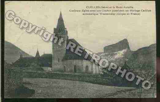 Ville de CLELLES Carte postale ancienne