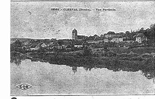 Ville de CLERVAL Carte postale ancienne