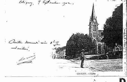 Ville de COLIGNY Carte postale ancienne