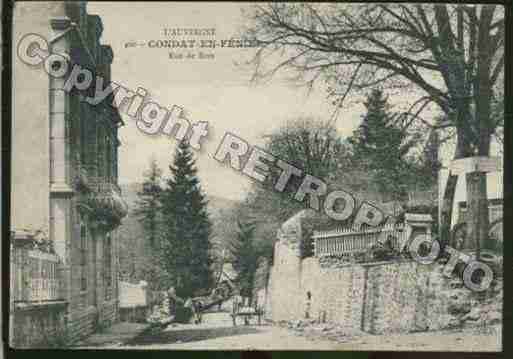 Ville de CONDAT Carte postale ancienne