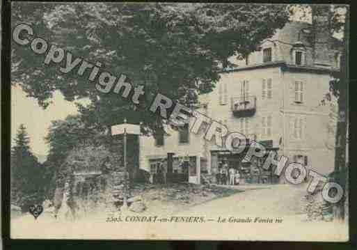 Ville de CONDAT Carte postale ancienne