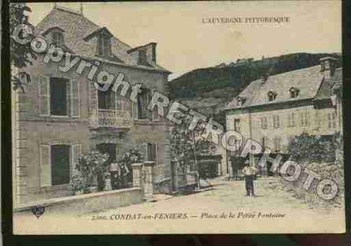 Ville de CONDAT Carte postale ancienne