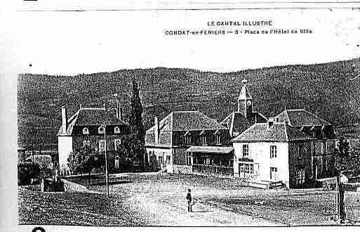 Ville de CONDAT Carte postale ancienne