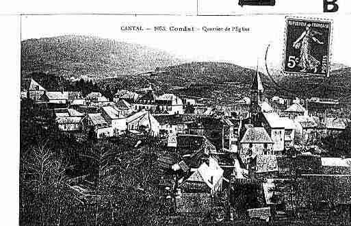 Ville de CONDAT Carte postale ancienne