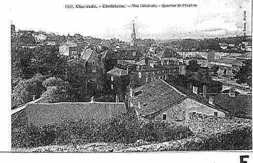 Ville de CONFOLENS Carte postale ancienne