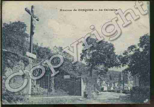 Ville de CONQUES Carte postale ancienne